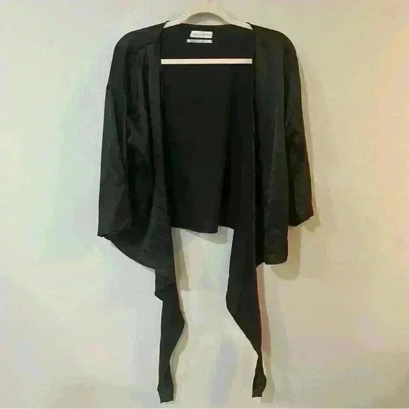 Urban Outfitters Lightweight Black Open Front Cardigan Women’s Size Medium - Picture 1 of 7
